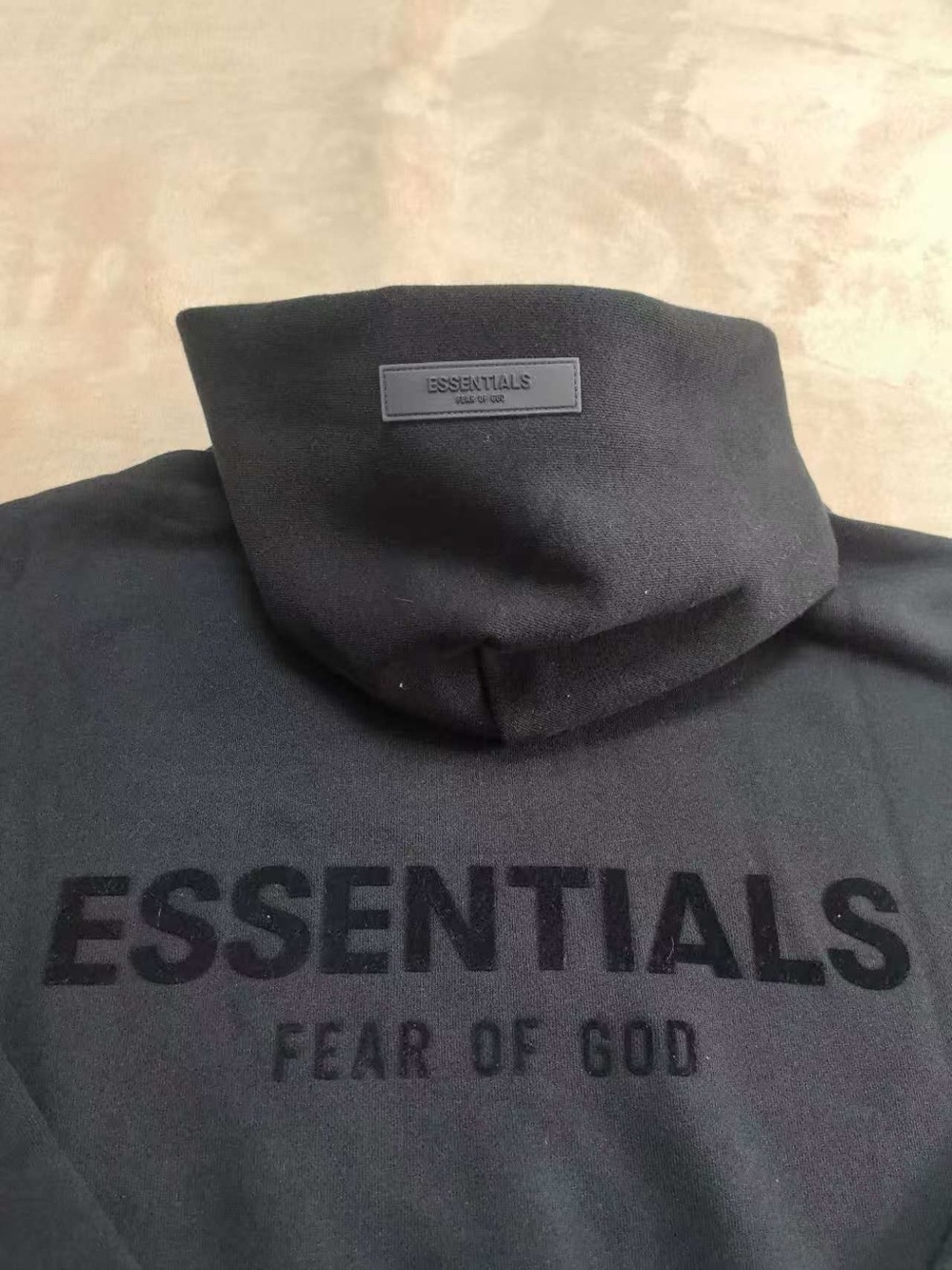 Fear of God Essentials Men's Black Crewneck Hoodie & Joggers Set - Picture 3 of 8